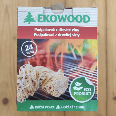 Podpalovače z dřevité vlny Podpalovače z dřevité vlny